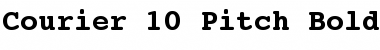 Download Courier10 Win95BT Bold Font Title Preview
