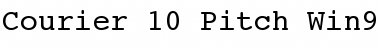 Download Courier10 Win95BT Roman Font Title Preview