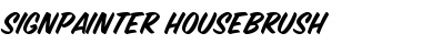 Download SignPainter HouseBrush Regular Font
