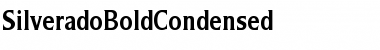 Download SilveradoBoldCondensed Font