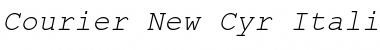 Download Courier New Cyr Italic Font Title Preview