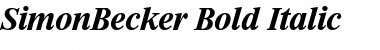 Download SimonBecker Font