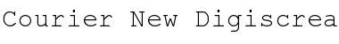 Download Courier New Digiscream Regular Font Title Preview