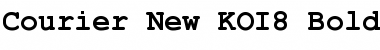 Download Courier New KOI8 Bold Font Title Preview