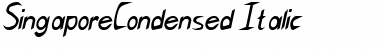 Download SingaporeCondensed Font