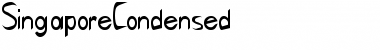 Download SingaporeCondensed Font