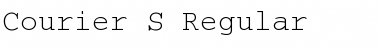 Download Courier S Regular Font Title Preview