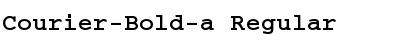 Download Courier-Bold-a Regular Font Title Preview