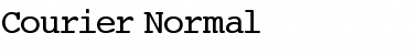 Download Courier-Normal Regular Font Title Preview
