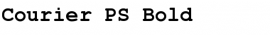 Download Courier-PS Bold Font Title Preview