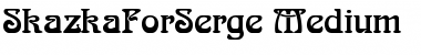 Download SkazkaForSerge Medium Font