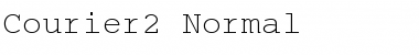 Download Courier2 Normal Font Title Preview