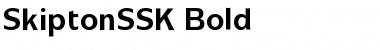 Download SkiptonSSK Bold Font