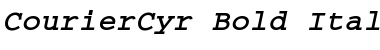 Download CourierCyr Bold Italic Font Title Preview