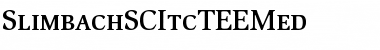 Download SlimbachSCItcTEEMed Regular Font