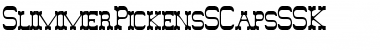 Download SlimmerPickensSCapsSSK Font