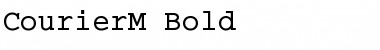 Download CourierM Bold Font Title Preview