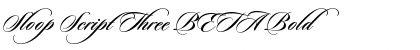 Download Sloop Script Three BETA Bold Font