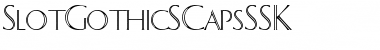 Download SlotGothicSCapsSSK Regular Font