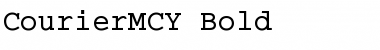 Download CourierMCY Bold Font Title Preview