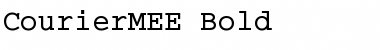 Download CourierMEE Bold Font Title Preview