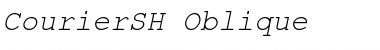 Download CourierSH Oblique Font Title Preview