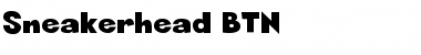 Download Sneakerhead BTN Regular Font
