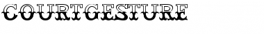 Download CourtGesture Regular Font Title Preview