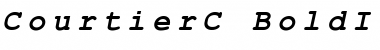 Download CourtierC BoldItalic Font Title Preview