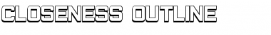 Download Closeness Outline Regular Font Title Preview