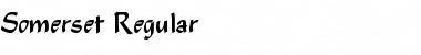 Download Somerset Regular Font