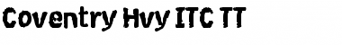 Download Coventry Hvy ITC TT Regular Font Title Preview