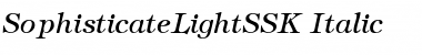 Download SophisticateLightSSK Font