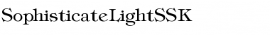 Download SophisticateLightSSK Font