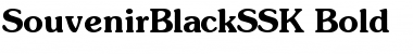 Download SouvenirBlackSSK Font