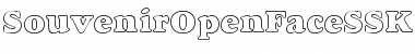 Download SouvenirOpenFaceSSK Font