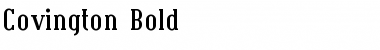 Download Covington Bold Font Title Preview
