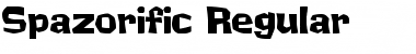 Download Spazorific Regular Font