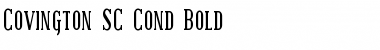 Download Covington SC Cond Bold Font Title Preview