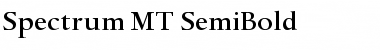 Download Spectrum MT SemiBold Font