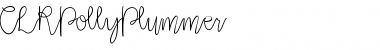 Download CLRPollyPlummer Medium Font Title Preview