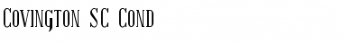 Download Covington SC Cond Regular Font Title Preview