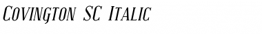 Download Covington SC Italic Font Title Preview