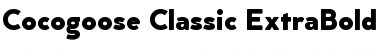 Download Cocogoose Classic Trial ExtraBold Font Title Preview