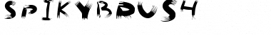 Download SpikyBrush Regular Font