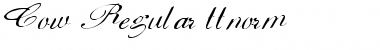 Download Cow Regular Font Title Preview