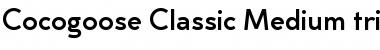 Download Cocogoose Classic Trial Medium Font Title Preview