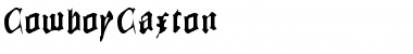 Download CowboyCaxton Regular Font Title Preview