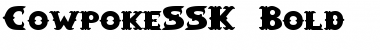 Download CowpokeSSK Bold Font Title Preview
