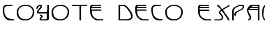 Download Coyote Deco Expanded Expanded Font Title Preview
